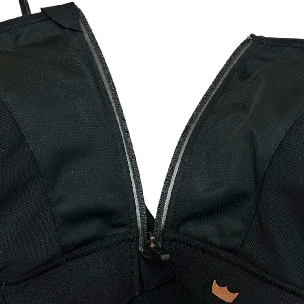 SheFit Ultimate High Impact Sports Bra 2Luxe 2XL Black Adjustable Front Zip - Picture 7 of 13